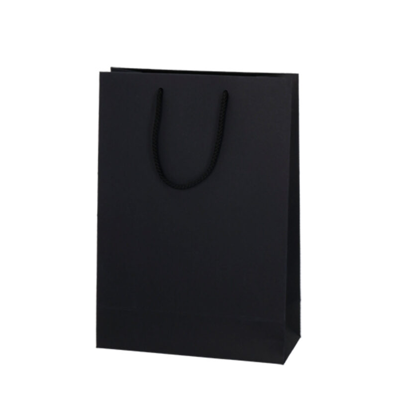 Black gift paper bag