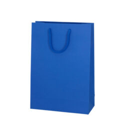 Синий подарочный пакет