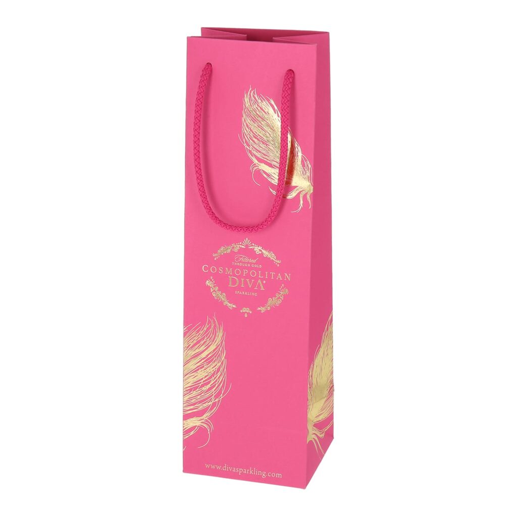 Trükiga kinkekott veinile, nöörist sangad, eritellimus