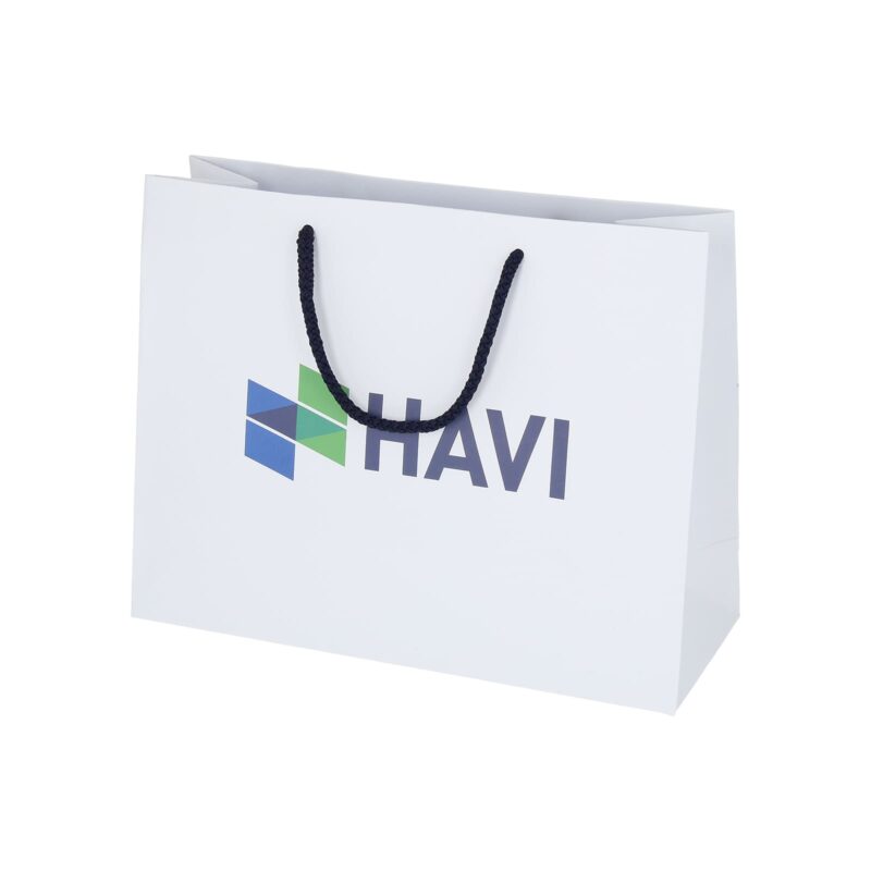 Custom made paper bag, uncoated paper