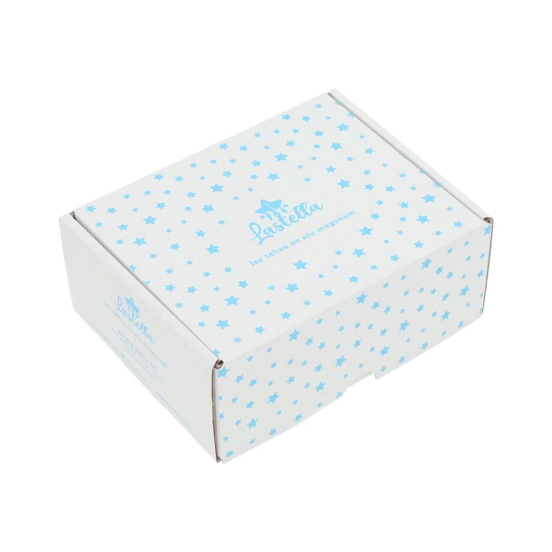 Белая коробка из гофрированного картона fefco 0427