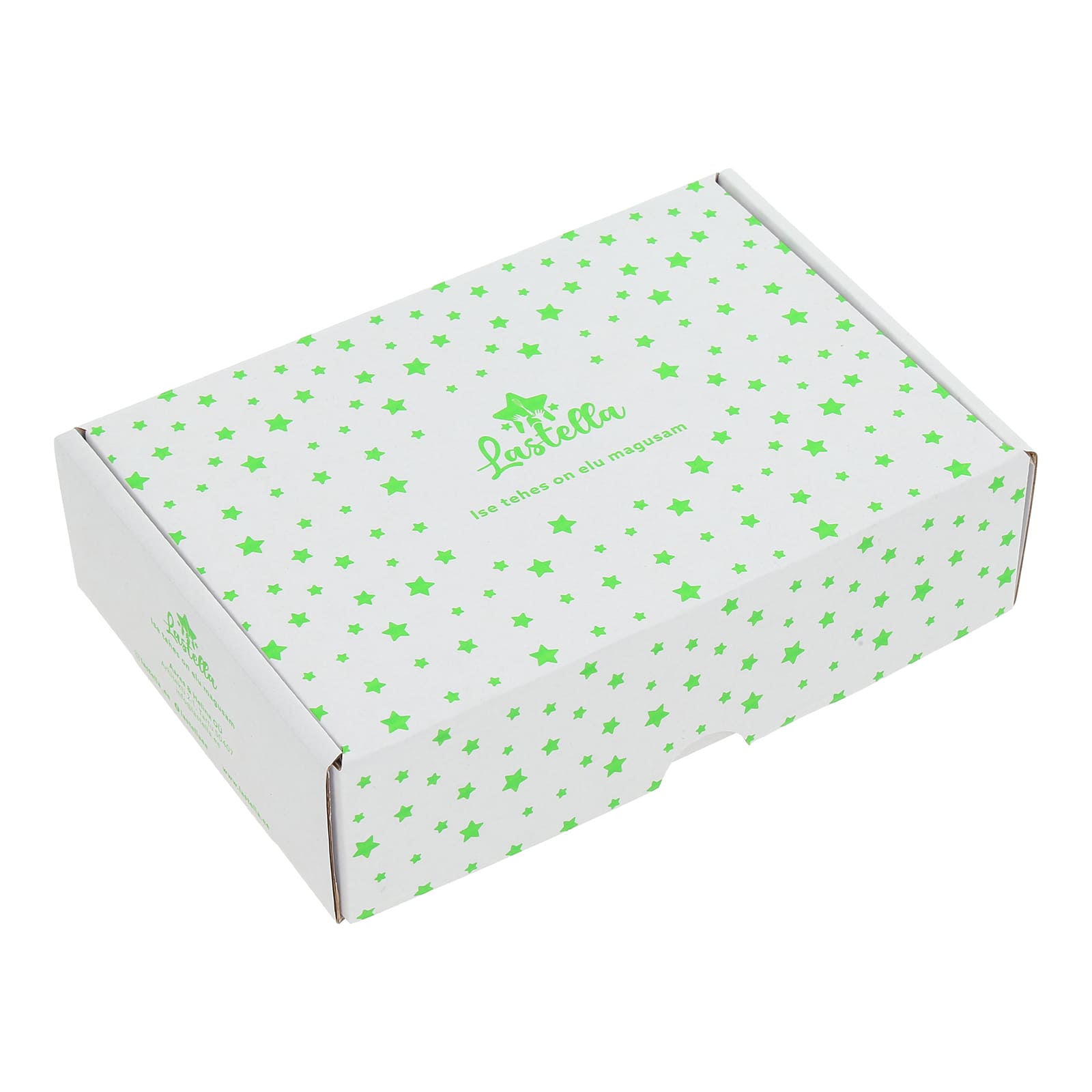 Коробка для упаковки продукции, с нанесенным логотипом