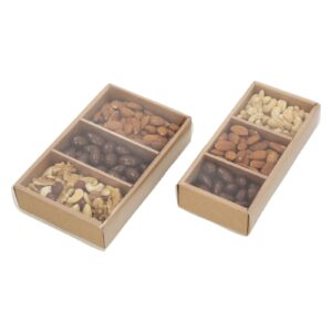 A gift box for packing nuts or candies