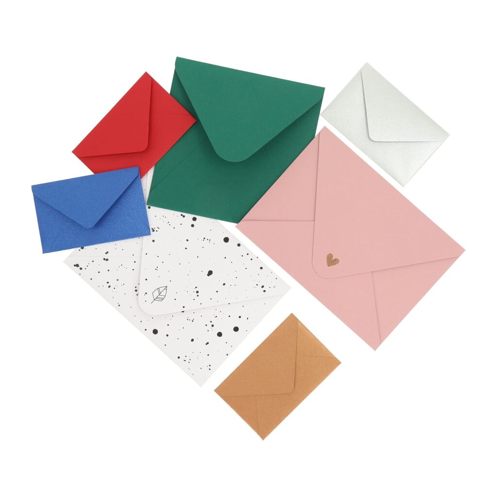 Eri suurustes ümbrikud