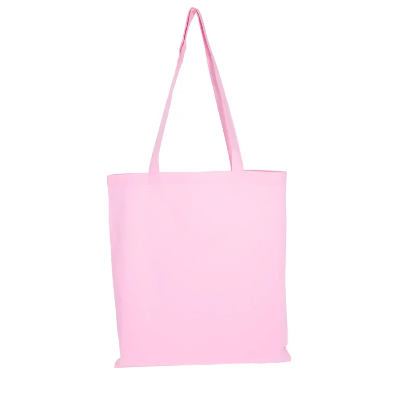 Heleroosa riidest kott 38x42 cm