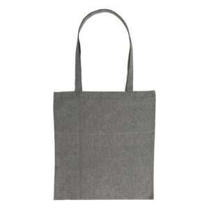 Must ümbertöödeldud puuvillast riidest kott 38×42 cm