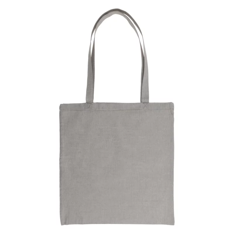Hall ümbertöödeldud puuvillast riidest kott 38×42 cm